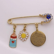 muslim AYATUL KURSI feeder brooch baby pin accept drop