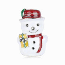 3pcs/Lot Christmas snowman Brooch Crystal cartoon Brooches Pins Favorite Gift For Year Christmas