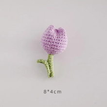 Girl Knitting Tulip Brooches For Girl Floret Brooch Pins Clothes Bag Accessories