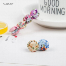 XT95 headwear scarf magnet brooch flower button hijab clips 12pcs/lot