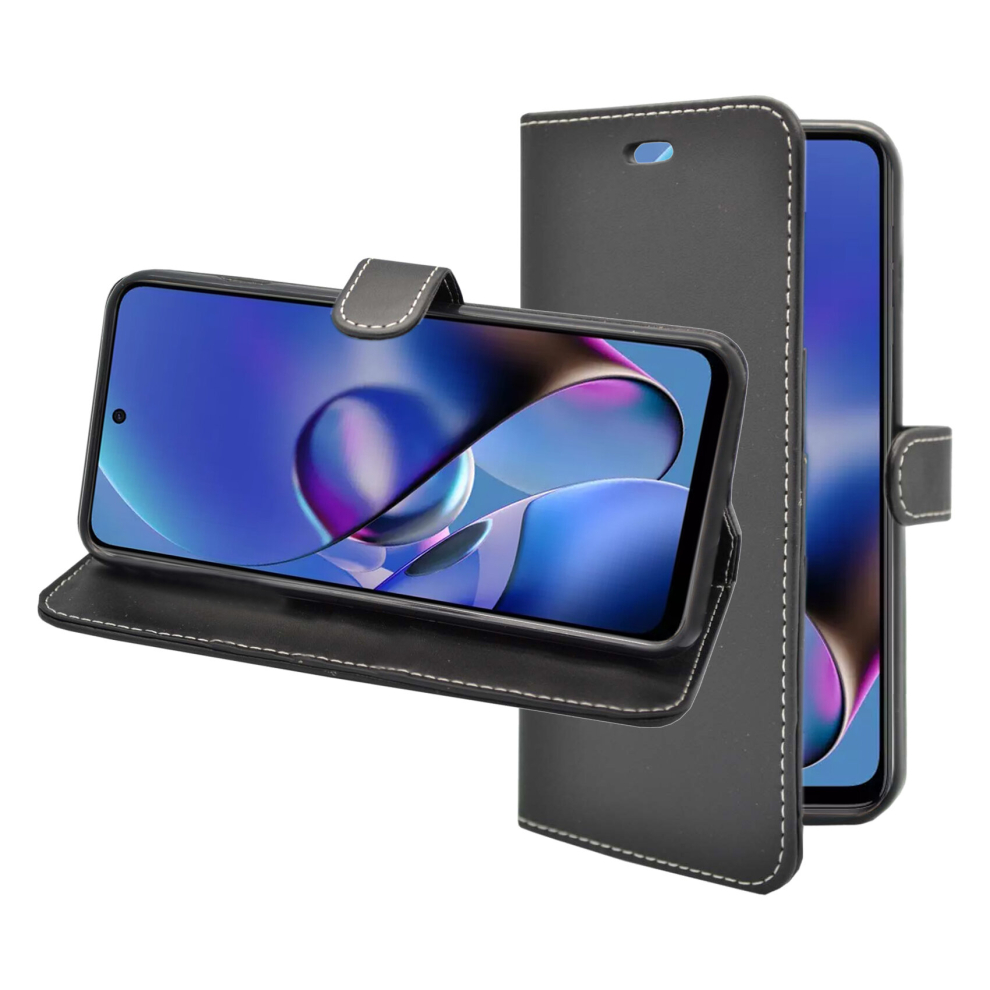 black--for-motorola-g54-5g-case-wallet-flip-pu-leather-kickstand-card-holder-phone-cover