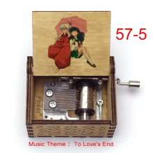 inuyasha The Love That Transcends Time music theme to loves end inuyasha Sesshoumaru Hand Music Box kids Gift Caixa De Musica