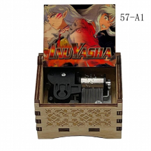 Anime InuYasha Music Box Wind Up Wooden To Loves End Affections Touching Across Time Musical Christmas Souvenirs