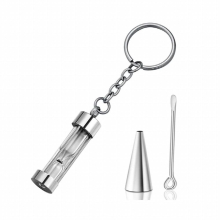 Dropshopping Stainless Steel Hourglass Ashes Necklace Urn Keychains Family Memorial Keepsake Cremation Jewelry with Fill Kit