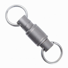 Key Holder Good Weight Capacity Quick Release Corrosion Resistant Rust-proof 360-Degree Rotating Store Keys Titanium Alloy Car K