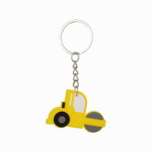12Pcs PVC Engineering Construction Party Keyrings Vehicle S Keychain Sengineer Gift Trucks Playset Educational Favors