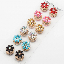 12 Pcs/Lot Muslim Head Scarf Magnetic Brooch Muslim Hijab Silk Scarf Magnetic Brooch Strong Magnet Pin