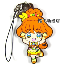 Pretty Cure Precure Japanese figure rubber Silicone sweet smell mobile phone charms/key chain/strap G951