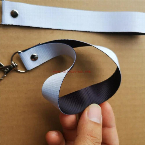 sublimation polyester blank keychains key ring heat transfer printing blank diy materials 20pcs/lot 2