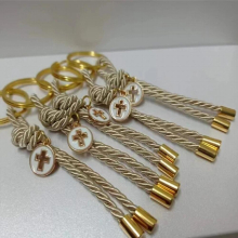 5Pcs cross favors-Key chain martyrika-greek baptism favors-first communion favors-orthodox favors Key chain manufacturers direct