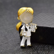 Enamel Doctor Boys And Girls Brooches Medical Brooch Pin Nurse Jewelry Jewelry Funny Small Accessories Good Gift