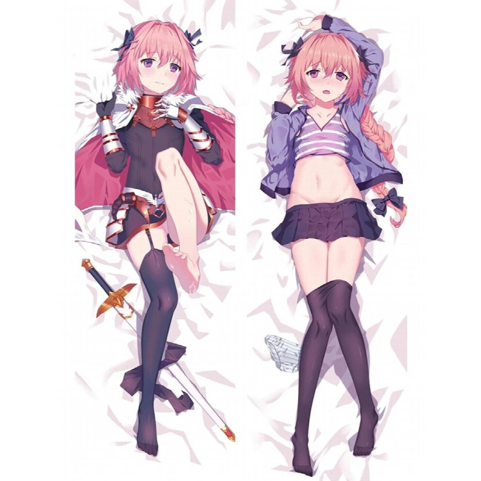 Keychain Anime Fate/Apocrypha Astolfo Mini Dakimakura Strap Plush Body Pillow Phone Strap Cosplay Pendants Gift Multicoloured 885673992872