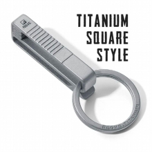 Titanium Belt Keychain Durable Car Key Holder Ring Hanging Buckle Lightweight Carbine For Dad Key Chain Fathers Gift