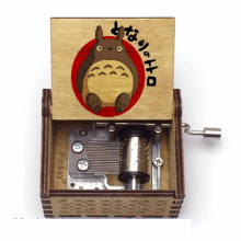 My Neighbor Totoro print hand-ed music box tonari no totoro music Theme Girl boy birthday present Christmas