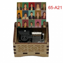 TV Show The Office Music Box Wind Up Mechanical Automatic Print Wooden Gift For Boy Girls Toy Christmas Party Year