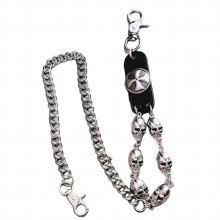 Key Chain Waist Trousers Ring Gothic Rock Skull Charm Fashionable Punk Metal Chains Alloy Accessories Jewelry