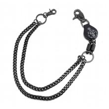 Biker Wallet Chains skeleton head Charm Bicycle Belt KeyChain Hip-hop Street Punk Alloy Plating Jeans Pant Chains