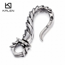 316 Key Chains Rock Chains Stainless Punk Skull For Accessories Steel Key Men Jewelry Boyfriend