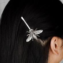 Witch Crescent Moon Dragon Fox Snake Moth Skull Metal Hair Clips Hairpins Claws Brarrettes Bobby Pins Hair Jewelry