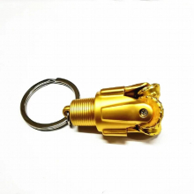 rotary drill bit pendant key chain Oilfield Tricone well oilfield jewelry souvenirs three cone keychain pendan