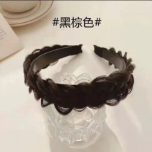 Woman Hairband Wig Artificial Hair Buckle Hair Bands Frosted Serrated Hair AccessoryJewelry Make-Up Daily Use for Teenager