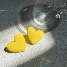 6pcs Japan and South Korea Candy Heart Hairpin lovely bangs clip edge clip hair Clip Children headdress