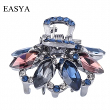 Hot Sparkling Rhinestone Crystal Hair Claw Women Girls Hairwear Hair Crab Clips Ornaments