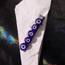 Eye Resin Evil Eye Barrette for Women Girl Daily Jewelry Hairpin Gothic Side Clip Y2K Headdress Y2K