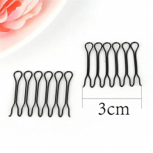 Plastic Hairpins Professional Hair Styling Maker Tools Roll Curve Clip Pin Invisible Bang Fringe Hair Comb Clips Accessori