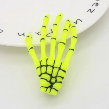 Skeleton Claw Skull Hand Hair Clip Hairpin Fluorescence Zombie Punk Horror Bobby Pin Barrette Hair Clips Hair Pins Accessories