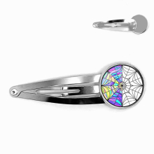 Movie Wednesday Round Glass Hairpin Dancing With My Hand Hair Accessories Girls Gift Jewelry