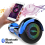 Mega Motion (Blue) 6.5'' E Scooter LED Hoverboard with go-kart Segway 3