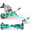 Mega Motion (Green) 6.5'' E Scooter LED Hoverboard with go-kart Segway 1