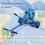 Mega Motion (Blue) 6.5'' E Scooter LED Hoverboard with go-kart Segway 4