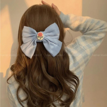 Women Bow Hairpin Summer Chiffon Bowknot Stain Bow Barrettes Clip Hair Accessories for Women Bowknot Hairpins