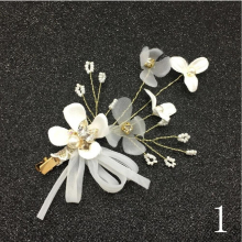 Flower Hair Clips Bride Wedding Hair Accessories Floral Hairpins for Women Girls Hair Barrettes