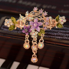 Womens Retro Claw Hair Clips Hanfu Hair Jaw Clips Headwear for Girl Metal Hair Catch Barrettes No-Slip LL@17