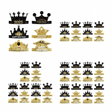 Kids Adult Happy Year Paper Hats Crown Party Decoration for Boy Girl F3MD