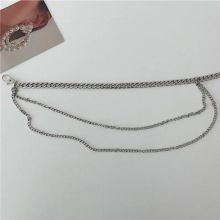 Metal chain waist chain key chain female punk decorative accessories suit belt