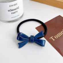 Ins Hot Selling Acetate Bowknot Hair Ring High Resilience Thin Elastic Hair Bands For Women