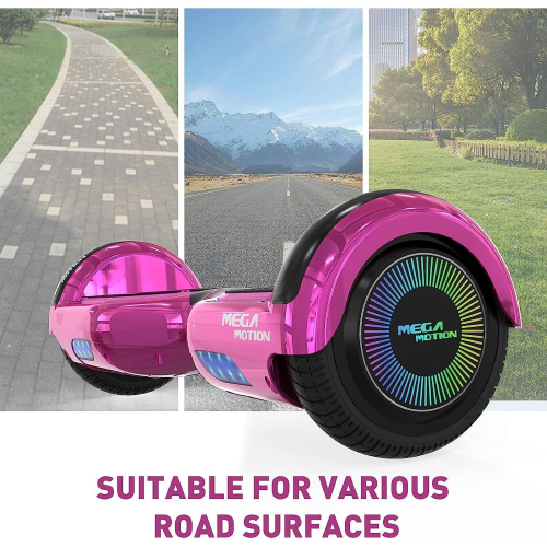 Mega Motion (Pink) 6.5'' Hoverboards E Scooter Segway for Kids Toys 2