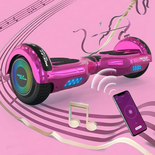 Mega Motion (Pink) 6.5'' Hoverboards E Scooter Segway for Kids Toys 1