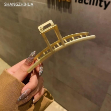 European and American Clip Headdress Hairpin Back Of The Clip Female Summer Metal Shark Clip Hairpin For Woman