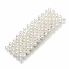 8 Style Big Plastic Pearls Hair Clip Claws Tiktak Hair Accessories for Women Barrette Cross Heart Moon Geometric