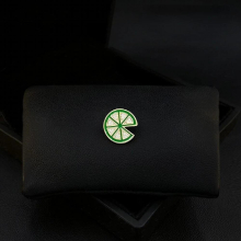 Lime Brooch Sense Women Shirt Collar Anti-Exposure Buckle Japanese Style Corsage Ornament Girl Bag Pin Jewelry