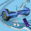 Mega Motion (Blue) 6.5'' E Scooter LED Hoverboard with go-kart Segway 5