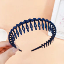 Colorful Waved Toothed Hair Band Headwear for Women Wash Face Makeup Acrylic Antislip Hair Hoop Hair Accessories