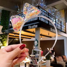 Colorful light bowknot Sequin hairband Headband kids headwear Girls hair accessories hairpin