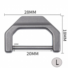 High Titanium Horseshoe Buckle Men All Titanium Car Key Chain Key Ring Outdoor Mini Hanging Buckle Detachable