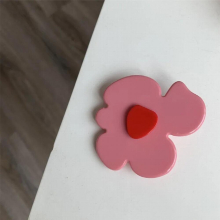 Irregular Flower Acetic Acid Hair Clip Hairpin Vintage Multicolor Metal Ponytail Clip for Women Ry Hair Accessories